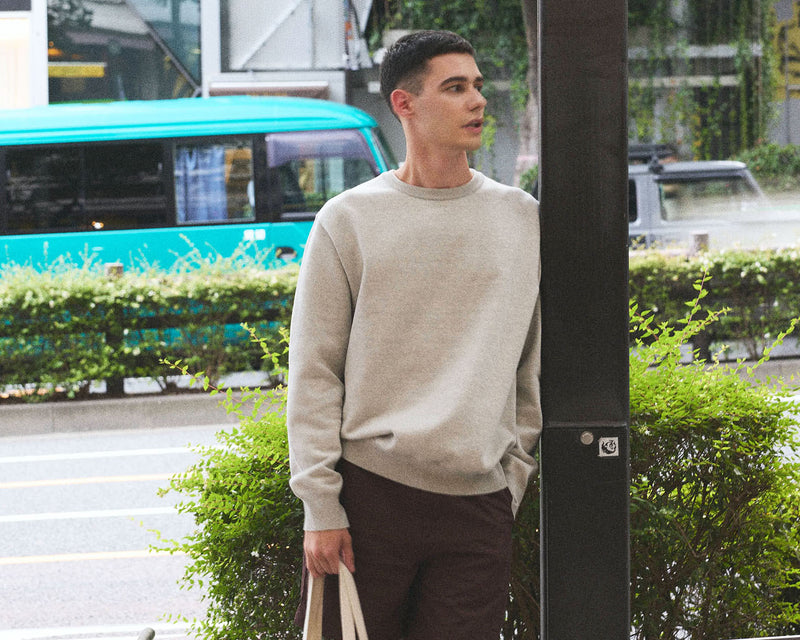 *USL PLAIN CREW NECK SWKNIT