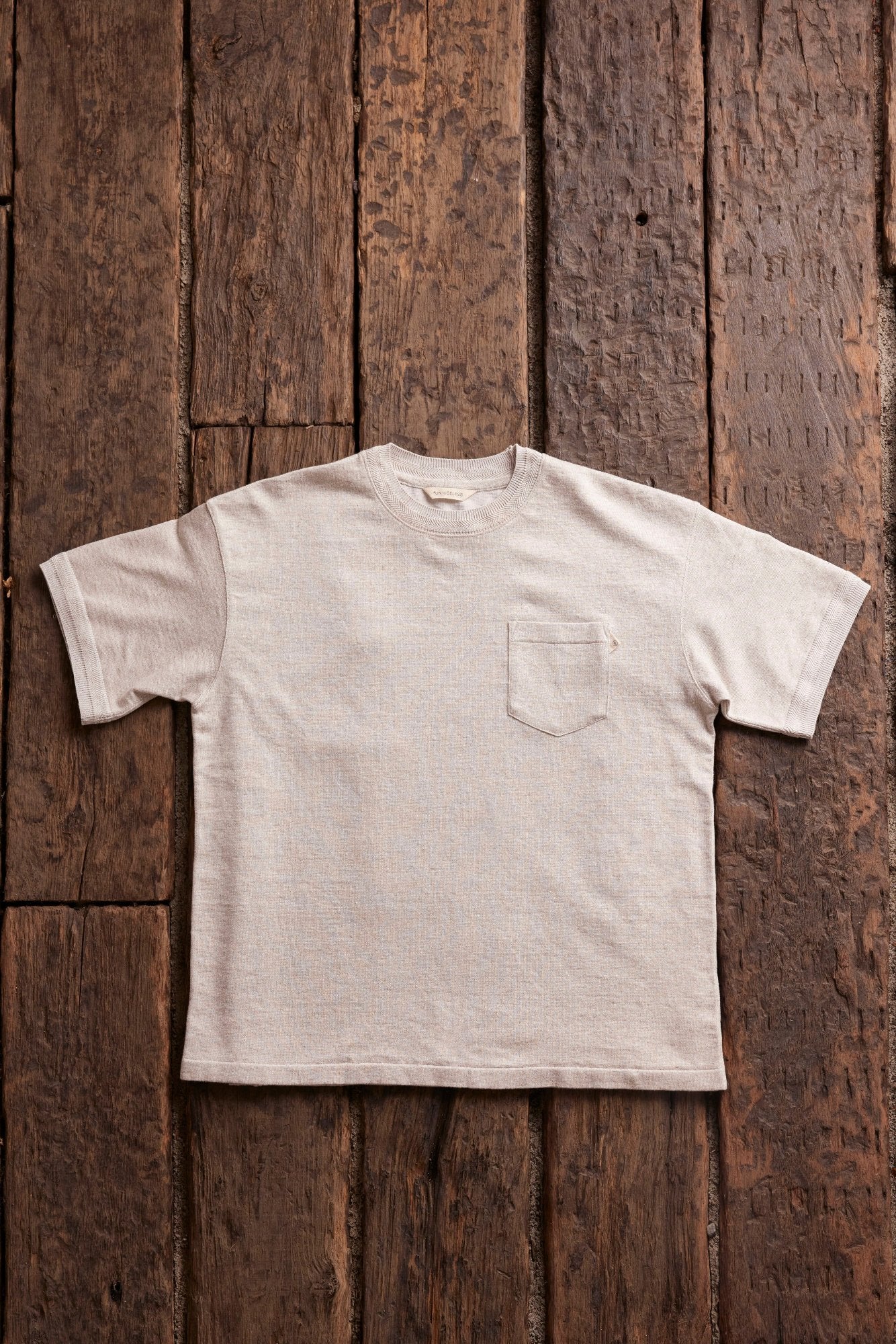 USL LINEN POCKET KNITEE リネンポケットニッティー / No,312305-170205