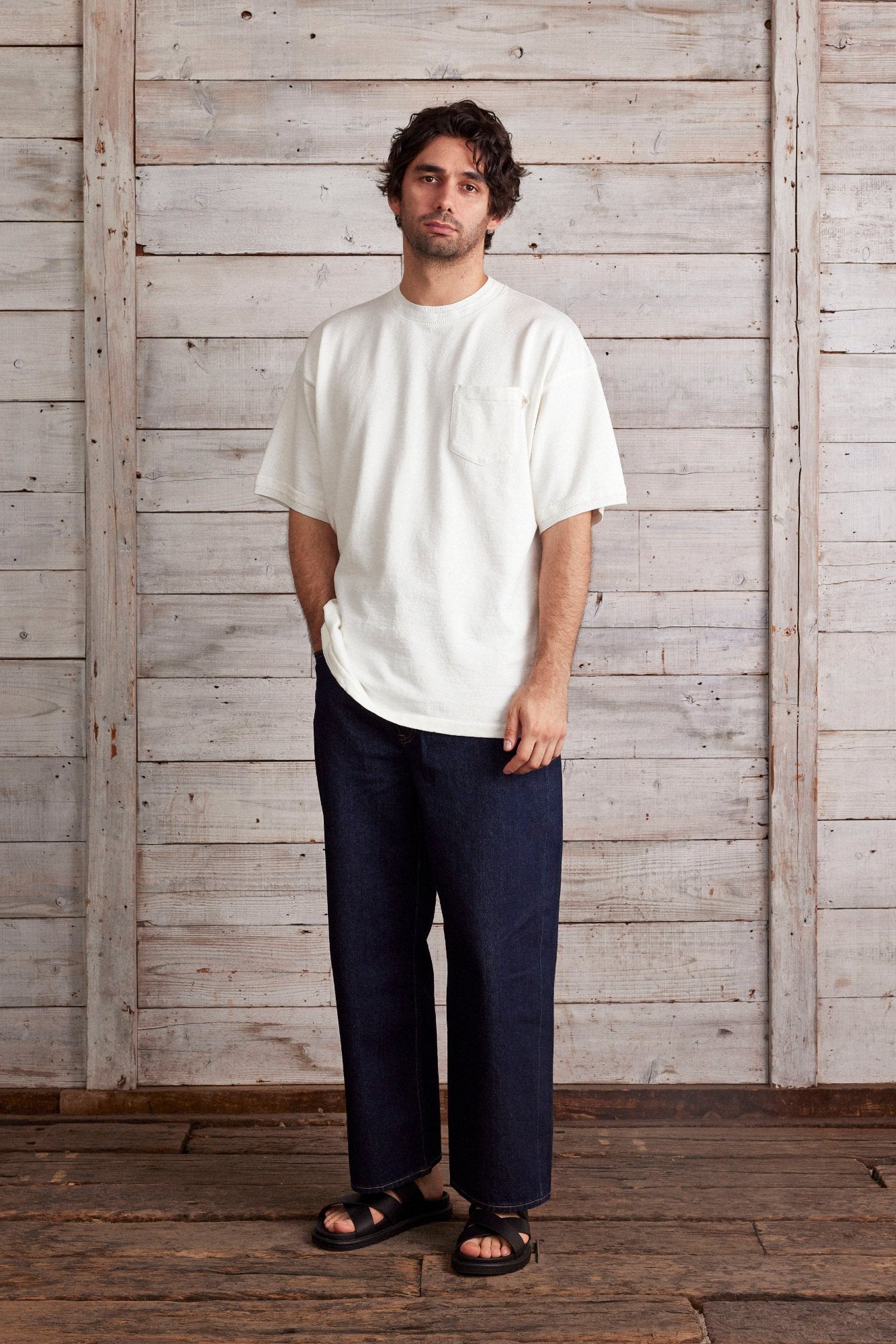 USL LINEN POCKET KNITEE リネンポケットニッティー / No,312305-170205