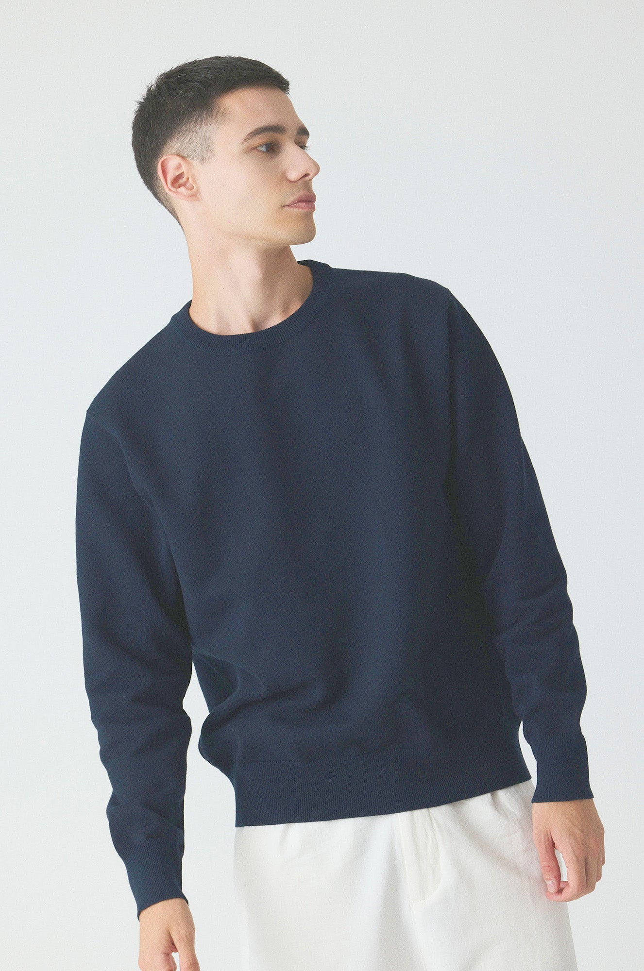 USL PLAIN CREW NECK SWKNIT  / No,3124411-170417