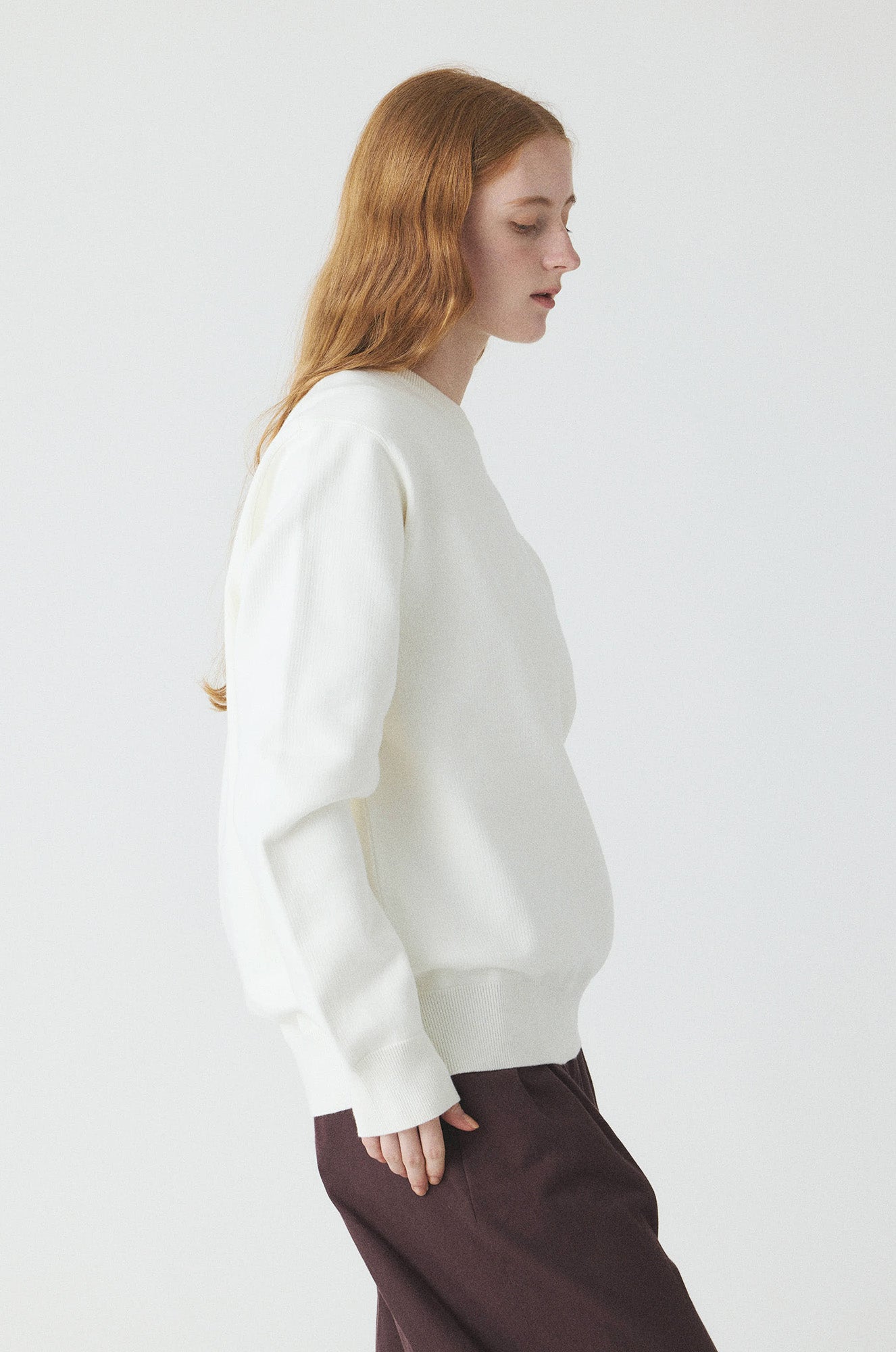 USL PLAIN CREW NECK SWKNIT  / No,3124411-170417