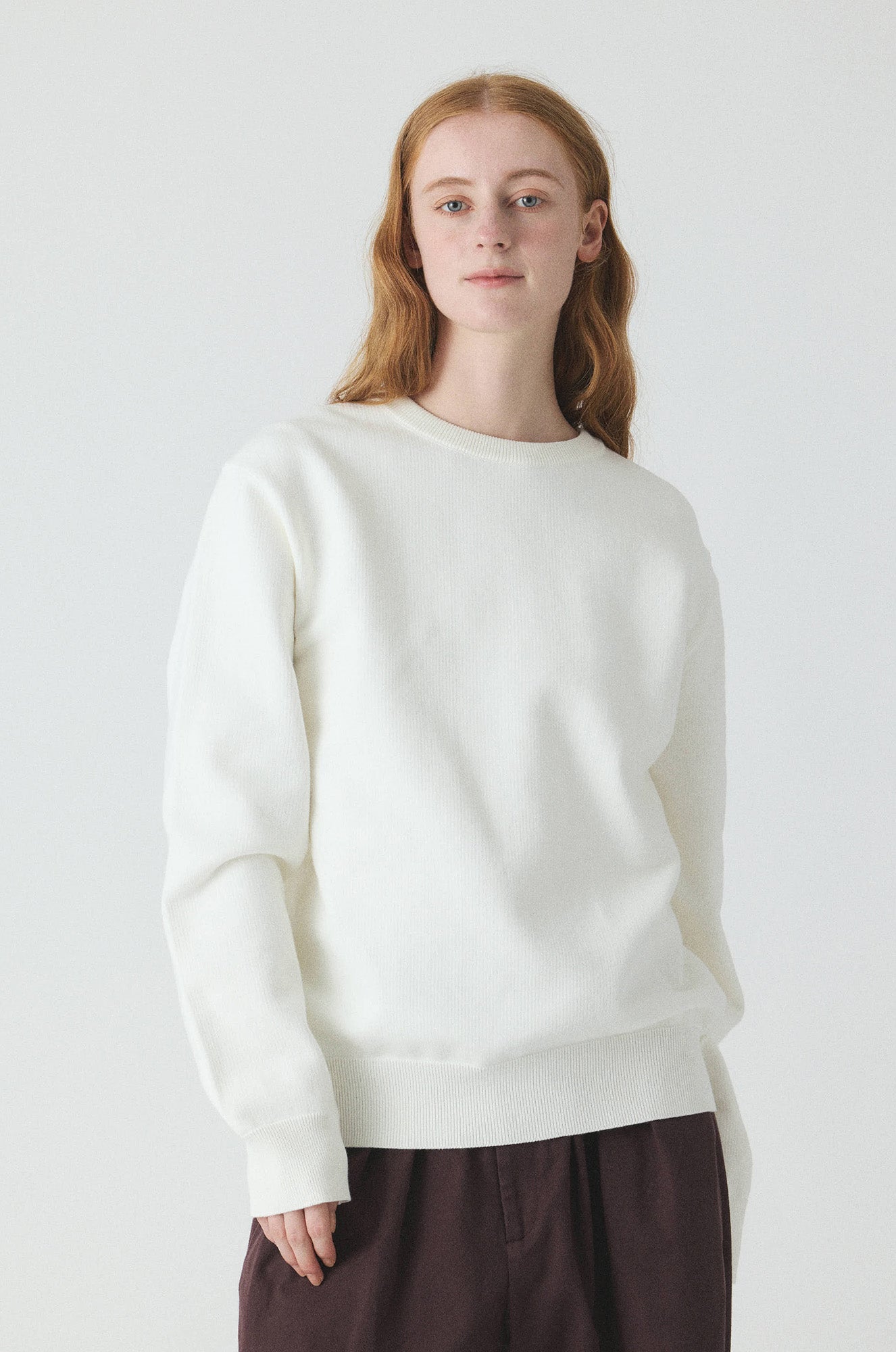USL PLAIN CREW NECK SWKNIT  / No,3124411-170417