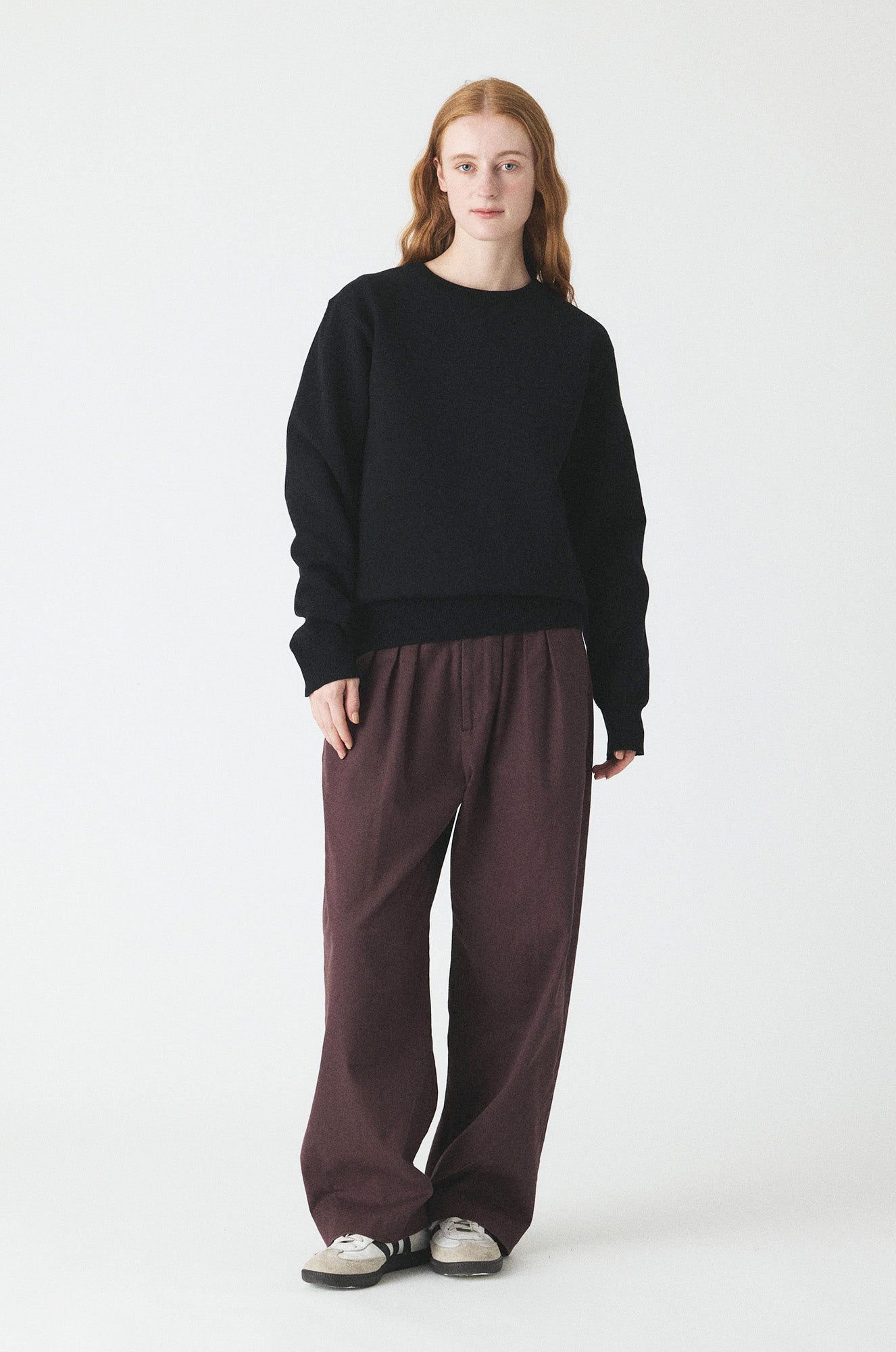 USL PLAIN CREW NECK SWKNIT  / No,3124411-170417
