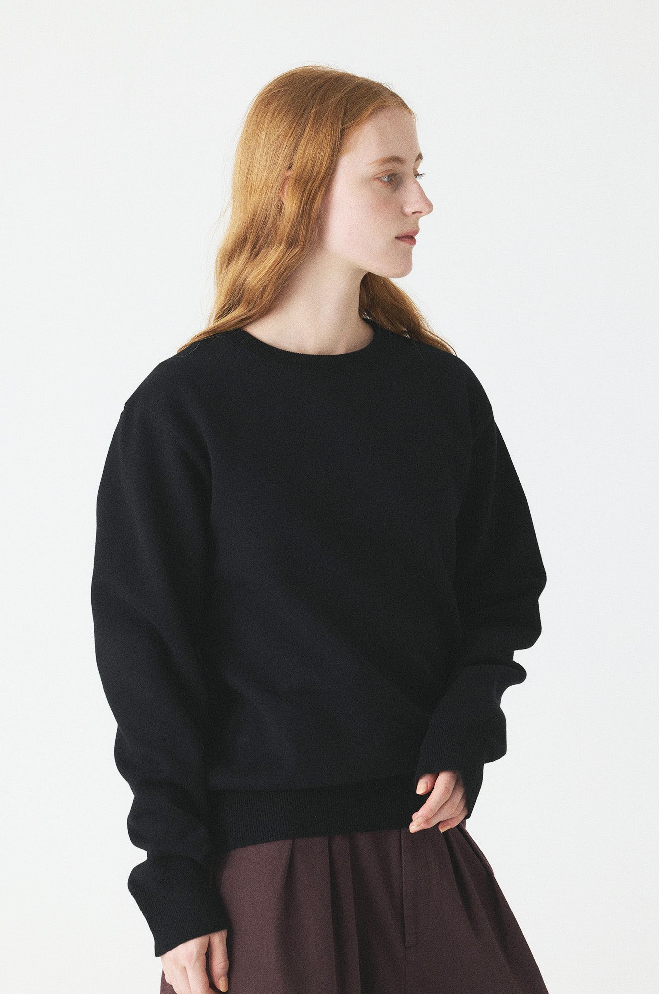 USL PLAIN CREW NECK SWKNIT  / No,3124411-170417
