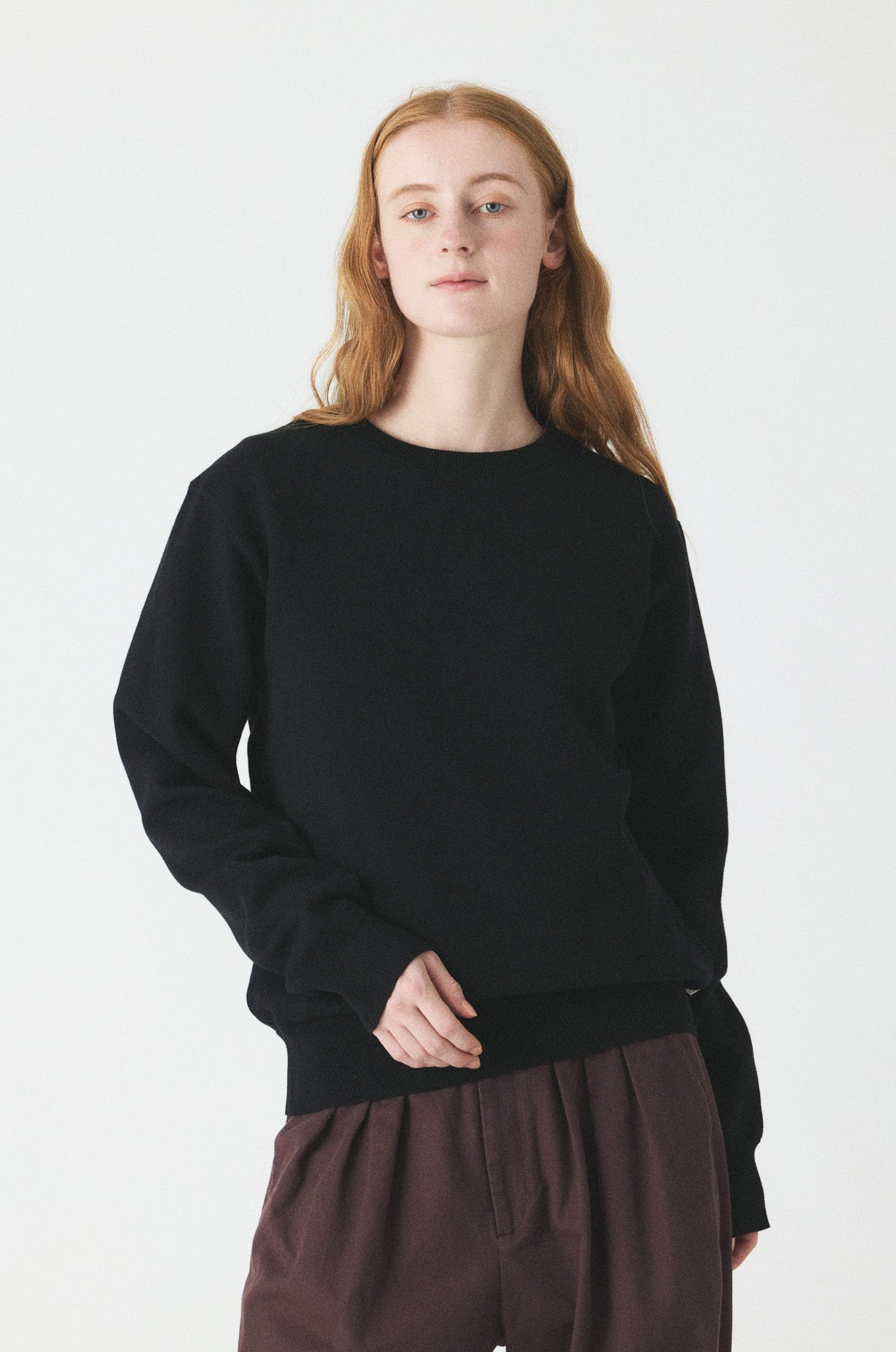 USL PLAIN CREW NECK SWKNIT  / No,3124411-170417