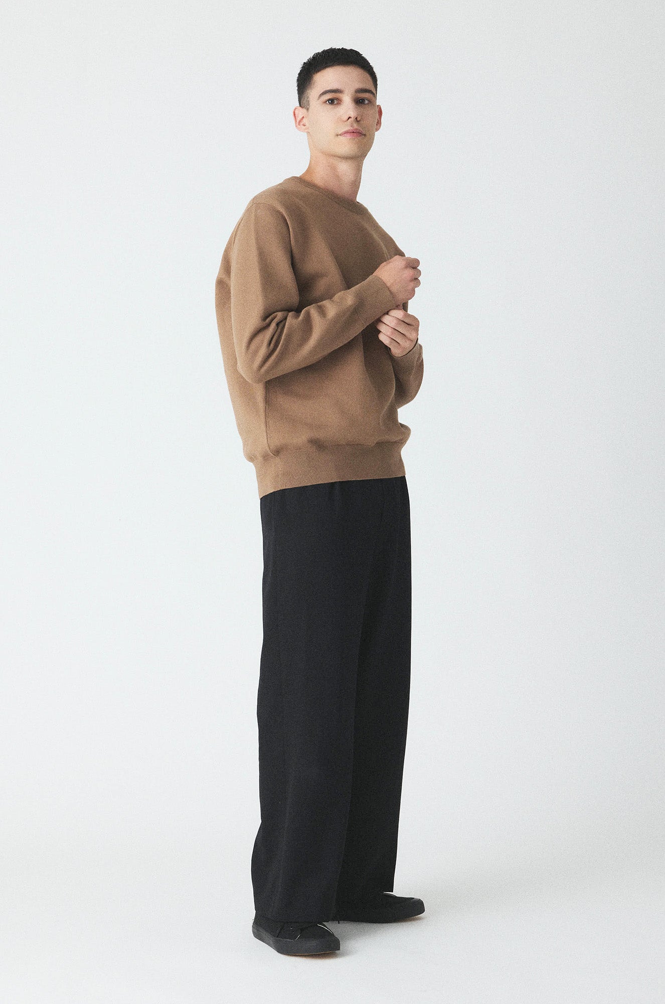 USL PLAIN CREW NECK SWKNIT  / No,3124411-170417