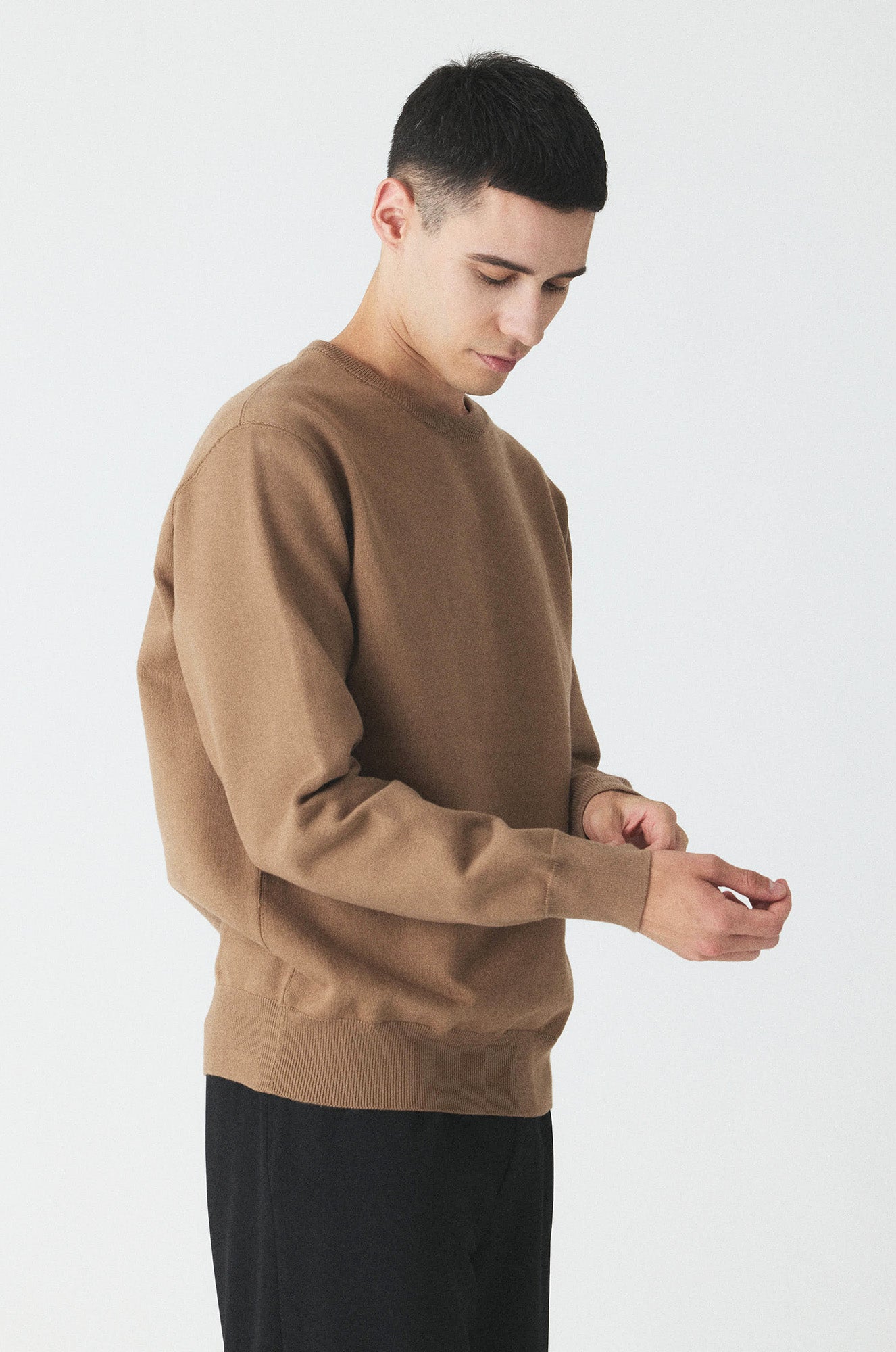 USL PLAIN CREW NECK SWKNIT  / No,3124411-170417