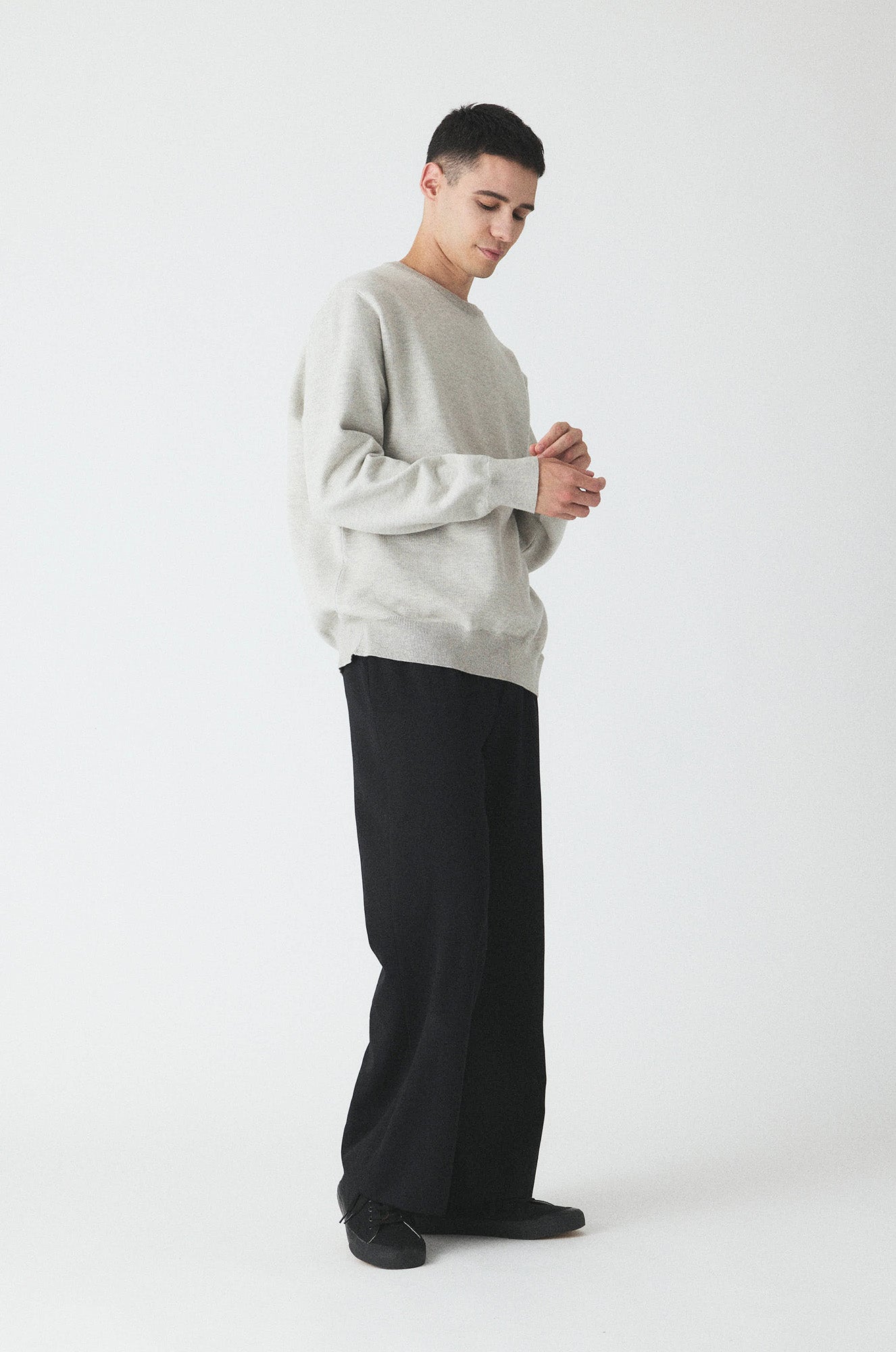 USL PLAIN CREW NECK SWKNIT  / No,3124411-170417