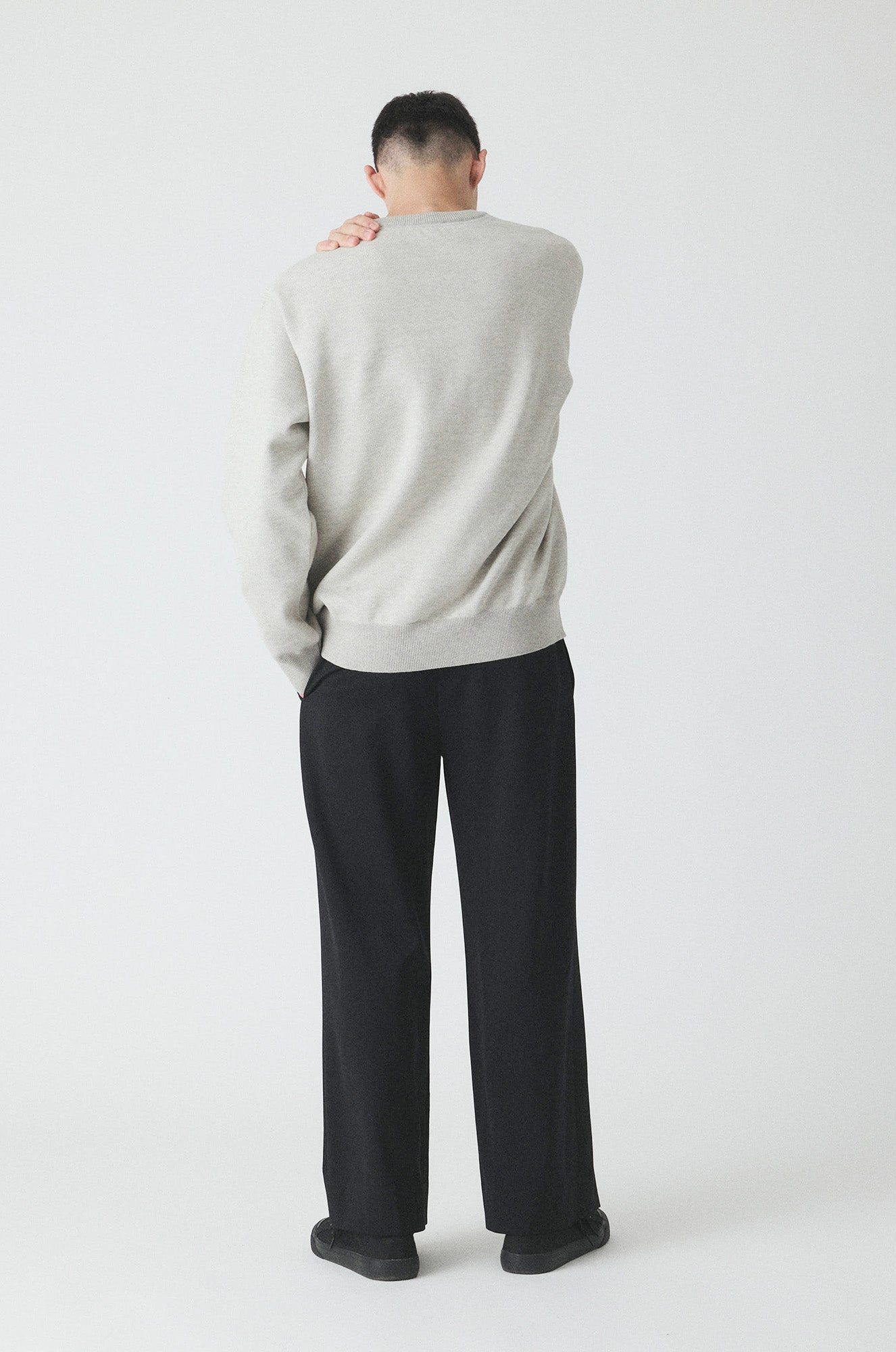 USL PLAIN CREW NECK SWKNIT  / No,3124411-170417