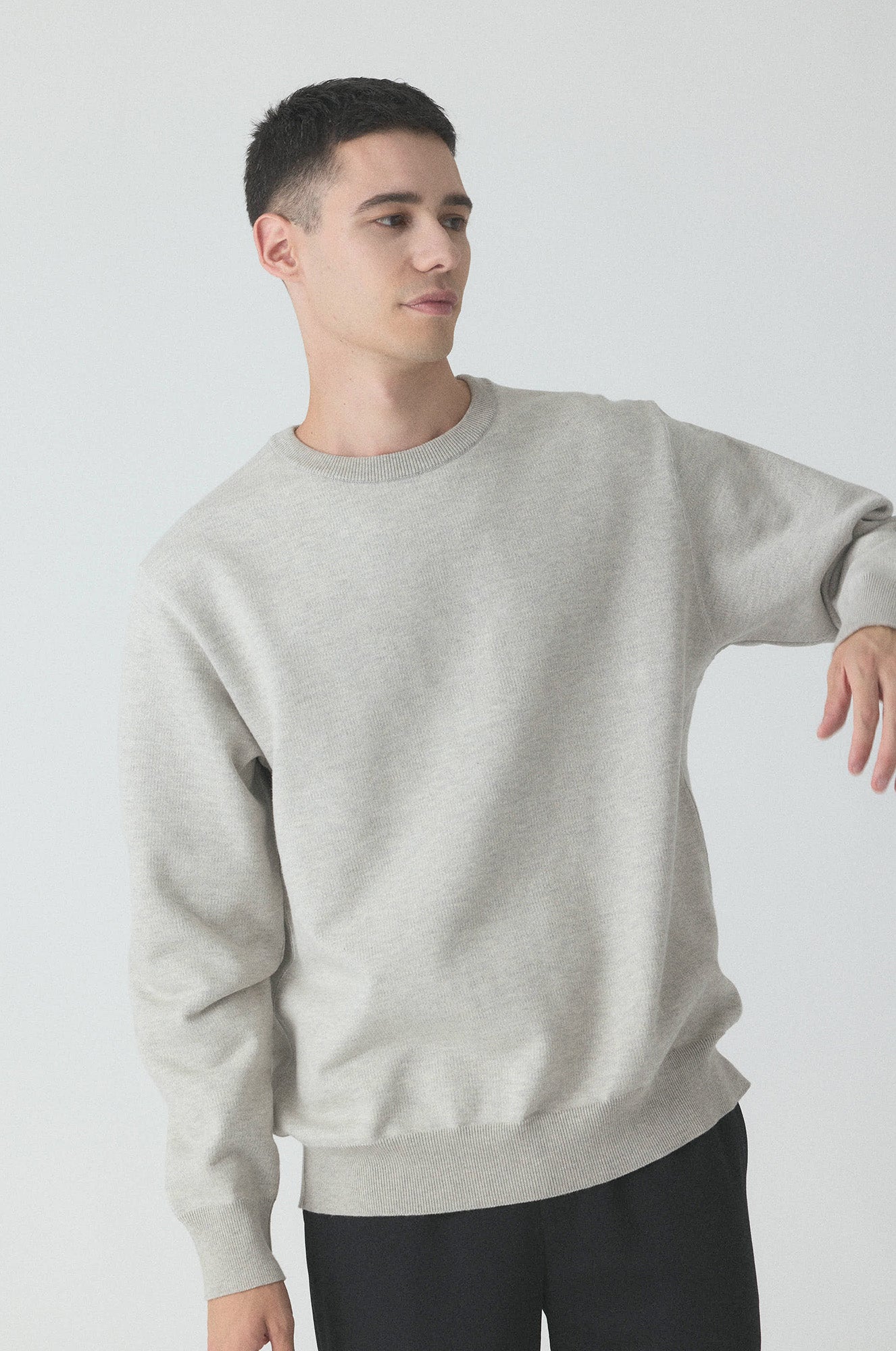 USL PLAIN CREW NECK SWKNIT  / No,3124411-170417