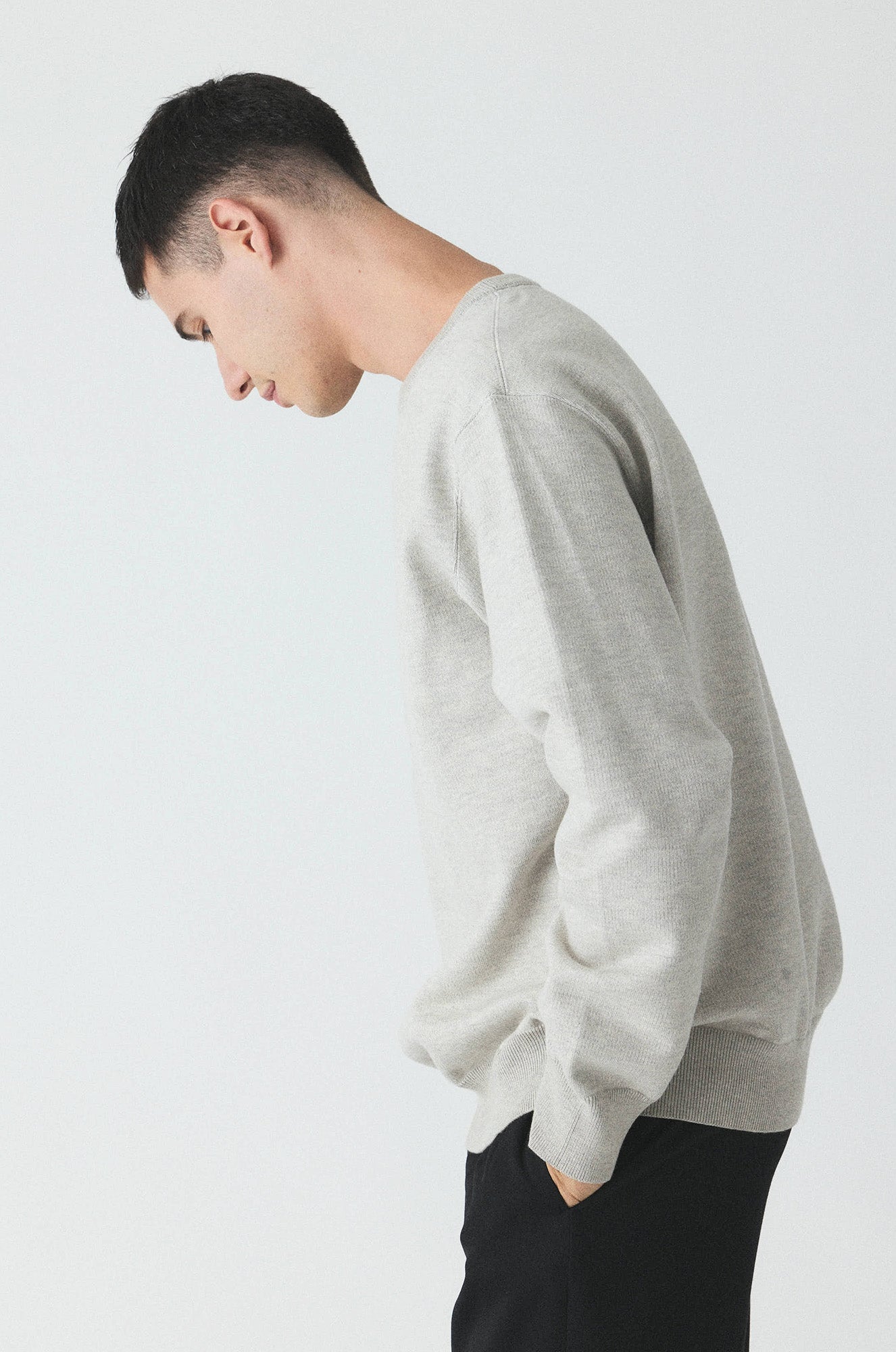 USL PLAIN CREW NECK SWKNIT  / No,3124411-170417