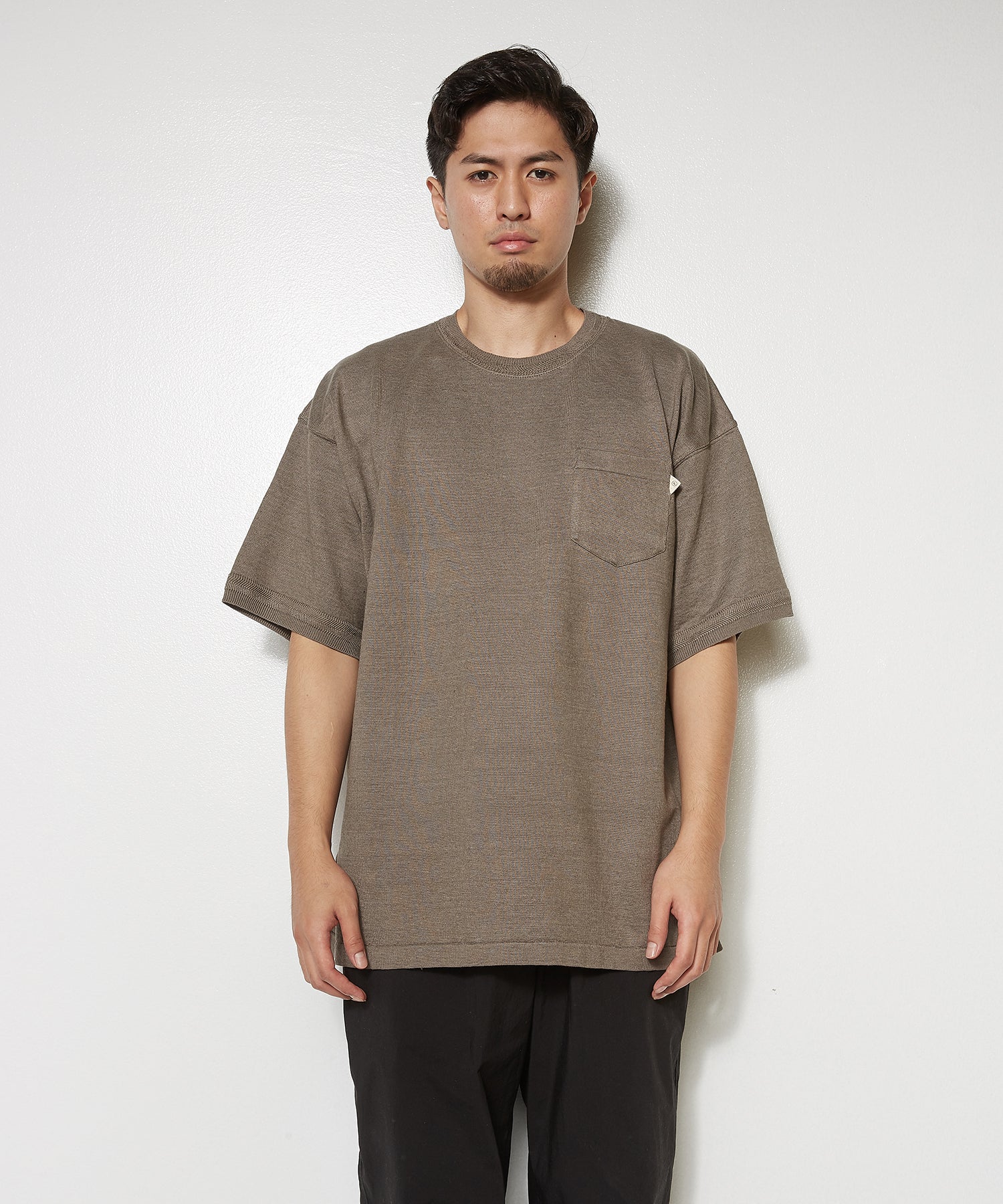 USL LINEN POCKET KNITEE リネンポケットニッティー / No,312305-170205
