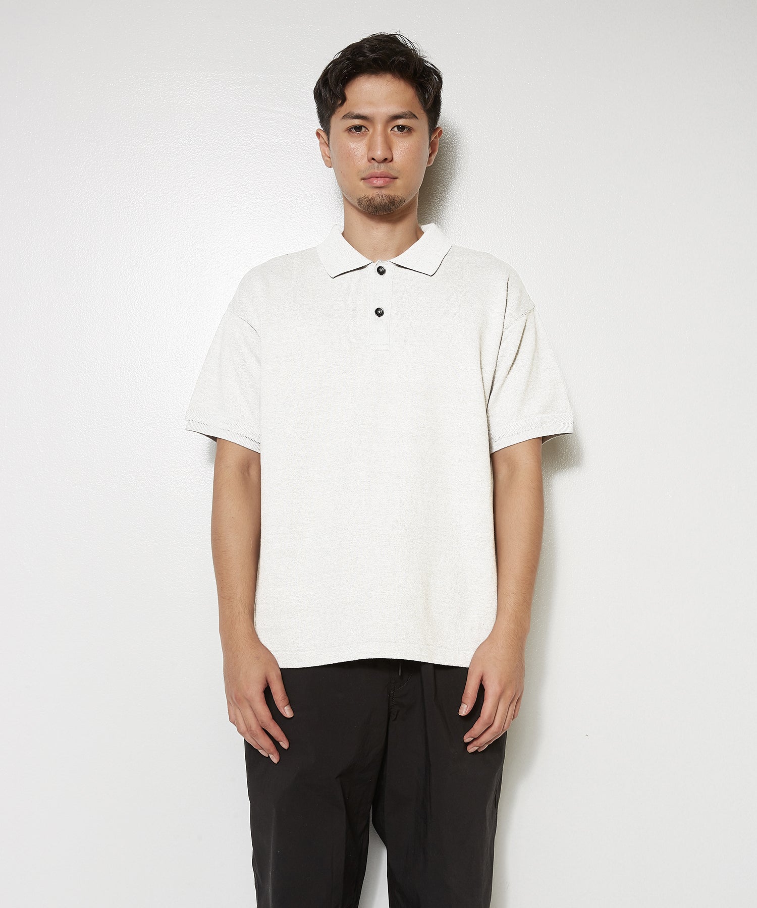 USL LINEN POLO KNITEE リネンポロニッティー / No,3125405-170218
