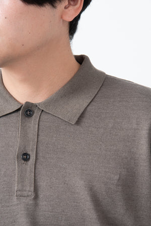 USL LINEN POLO KNITEE リネンポロニッティー / No,3125405-170218