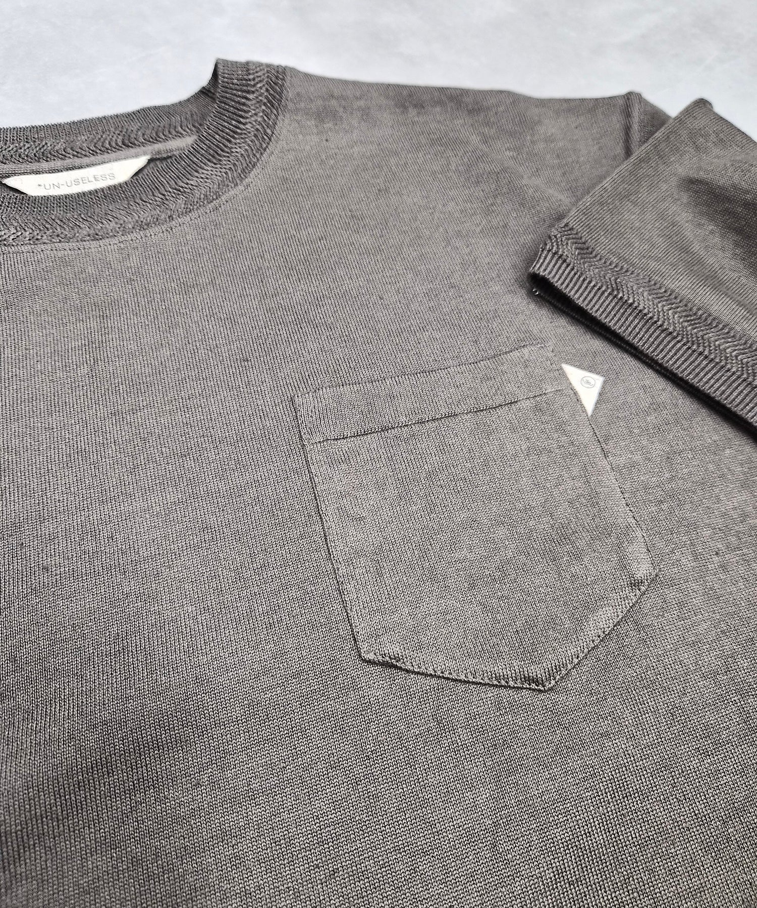 USL LINEN POCKET KNITEE リネンポケットニッティー / No,312305-170205