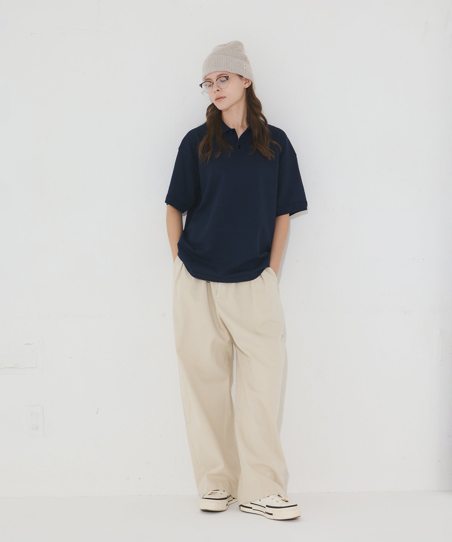 USL LINEN POLO KNITEE リネンポロニッティー / No,3125405-170218
